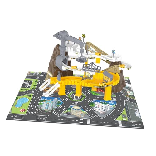 Amagogo Track Race Car Spielzeugauto Rampe Track Slot Car Vehicle Race Spielset Montessori für Kinder Freizeitspielzeug Jungen Mädchen Vorschule, Gelb Amagogo Track Race Car Spielzeugauto Rampe Track Slot Car Vehicle Race Spielset Montessori für Kinder Freizeitspielzeug Jungen Mädchen Vorschule, Gelb von Amagogo