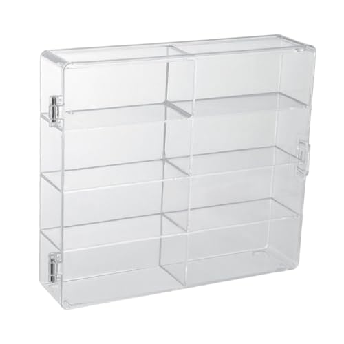 Amagogo Transparente Vitrine, Modellvitrine, Vitrine für Automodelle, bietet Platz für bis zu 8 Sammlerautos im Maßstab 1/64 aus Druckguss Amagogo Transparente Vitrine, Modellvitrine, Vitrine für Automodelle, bietet Platz für bis zu 8 Sammlerautos im Maßstab 1/64 aus Druckguss von Amagogo