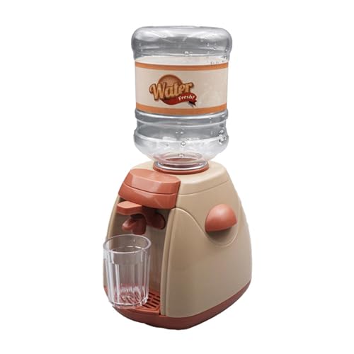 Amagogo Trinkspielzeug-Wasserspender für Kinder, Szenenmodell, pädagogisches Rollenspiel, Trinkwassermaschine für Spiel, Puppenhaus, Orange von Amagogo