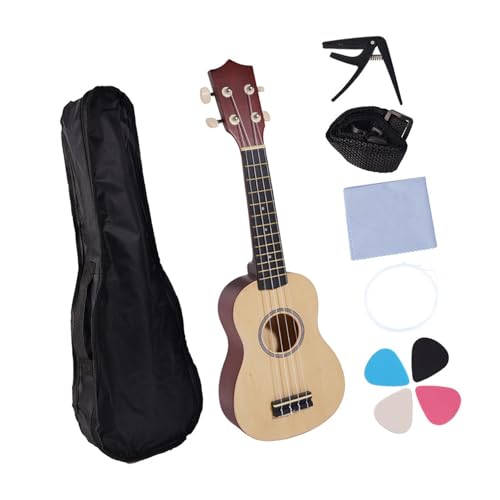 Amagogo Ukulele für Anfänger 4 String Mini Kinder Ukulele Gitarre Sensorische Entwicklungsspielzeug Musical Instrument Spielzeug für Kindergeschenk , Holz von Amagogo