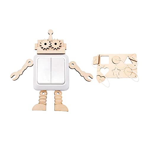 Amagogo Unbemalte Kinder Busy Board Motorik DIY Zubehör Material für Kleinkinder Amagogo Unbemalte Kinder Busy Board Motorik DIY Zubehör Material für Kleinkinder von Amagogo