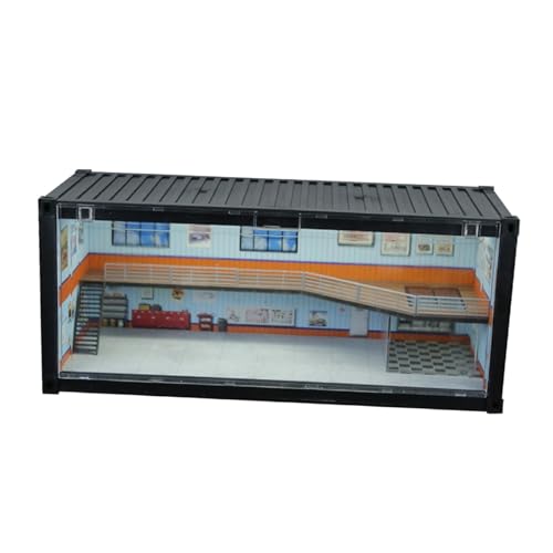 Amagogo Vitrine für Reparaturwerkstätten, Sammlerstücke im Maßstab 1/64, Schutzbox, 38,7 x 16,5 x 16 cm, ideale Geschenkbox Amagogo Vitrine für Reparaturwerkstätten, Sammlerstücke im Maßstab 1/64, Schutzbox, 38,7 x 16,5 x 16 cm, ideale Geschenkbox von Amagogo