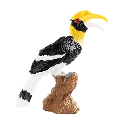 Amagogo Vogelfigur, Tiermodelle, Spielzeug, Heimornamente, Gartenornamente für zu Hause im Klassenzimmer, Feengarten, Hofszenen-Ornament, Sitzstangen stehend von Amagogo