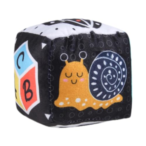 Amagogo Weichwürfel Rasselspielzeug, Entwicklung von Feinmotorik, Stoffbausteine für Kind, 0-6 Monate Kleinkinder Geburtstagsgeschenke, Schnecke Amagogo Weichwürfel Rasselspielzeug, Entwicklung von Feinmotorik, Stoffbausteine für Kind, 0-6 Monate Kleinkinder Geburtstagsgeschenke, Schnecke von Amagogo