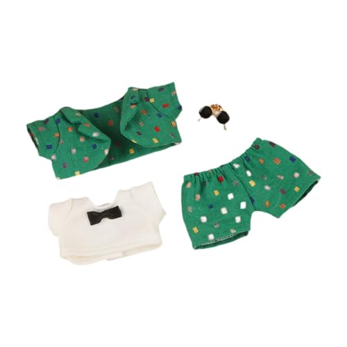 Amagogo cm Puppenkleidung Puppenzubehör Kleidung niedlich leicht zu tragen Mädchenpuppen -Outfits für 17 cm Anhänger Doll, GrÜn von Amagogo