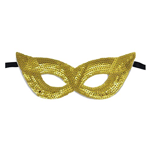 Karneval Maskerade Maske Halbe Abdeckung Kostüme Zubehör Pailletten Party Maske für Bühnenauftritt, Halloween, Festival Foto Prop von Amagogo
