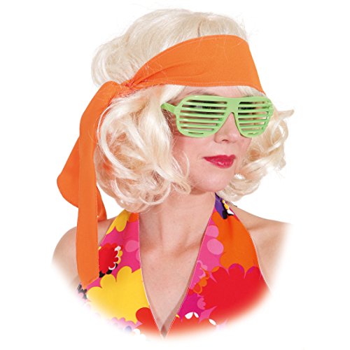 Amakando 70er Jahre Stirnband 60er Jahre Haar Band orange Flower Power Kopfband Hippie Haarband Karnevalskostüme Accessoires Mottoparty Kopfschmuck Peace Haarschmuck Fasching von Amakando
