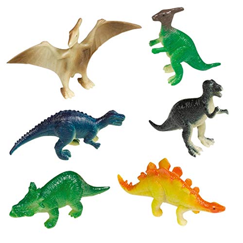 Amakando 8 Außergewöhnliche Dinosaurier Spielfiguren/Mini-Saurier Urzeit-Monster auch als Streudeko/Wie geschaffen zu Kinderparty & Geburtstagsfeier von Amakando