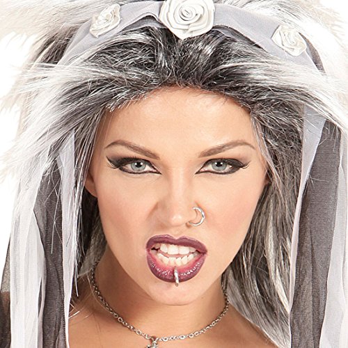 Amakando 8 Ringe für Nase, Lippe und Ohr Nasenpiercing Septum Fake Augenbrauen Piercings Nasenring Lippenpiercing Piercingschmuck Fake Piercing Schmuck Set von Amakando