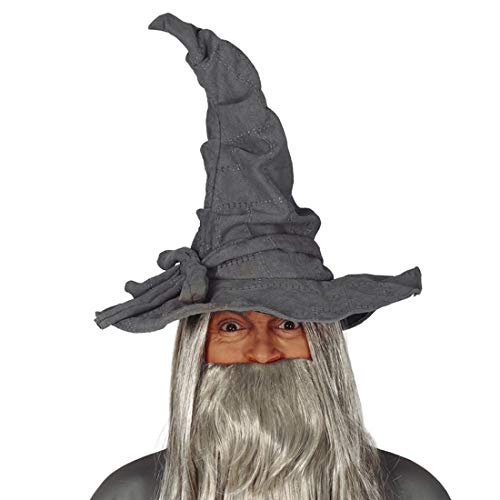 Amakando Authentischer Zauberhut Merlin/Grau/Gandalf Hut für Herren/EIN Blickfang zu Karneval & Kostümfest Amakando Authentischer Zauberhut Merlin/Grau/Gandalf Hut für Herren/EIN Blickfang zu Karneval & Kostümfest von Amakando