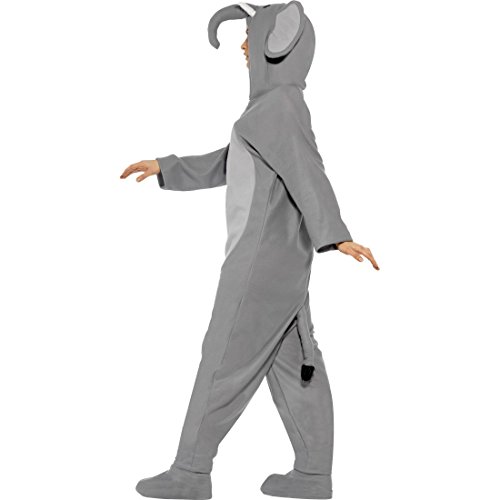 Amakando Elefant Jumpsuit Tierkostüm Overall M 40/42 Ganzkörper Elefantenkostüm Elefanten Kostüm Karneval Kostüme Damen Tier Faschingskostüm Zoo Elefantkostüm von Amakando