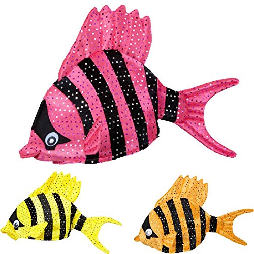 Amakando Fischmütze Tropen Fisch Hut pink Kopfbedeckung Fisch Fischhut Fischkostüm Zubehör Karnevalshut lustige Hüte von Amakando