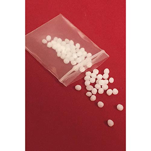 Amakando Haftperlen für falsche Dracula-Zähne/Weiß 1,5g / Nützliches Accessoire zum Zahn kleben für Blutsauger/Genau richtig zu Horror-Party & Mottoparty von Amakando
