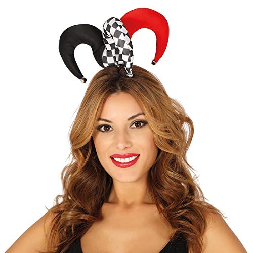 Amakando Kleiner Harlekin-Hut für Erwachsene/Schwarz-Weiß-Rot/Kostüm-Accessoire Hof-Narr/Wie geschaffen zu Straßenkarneval & Mittelalterfest Amakando Kleiner Harlekin-Hut für Erwachsene/Schwarz-Weiß-Rot/Kostüm-Accessoire Hof-Narr/Wie geschaffen zu Straßenkarneval & Mittelalterfest von Amakando