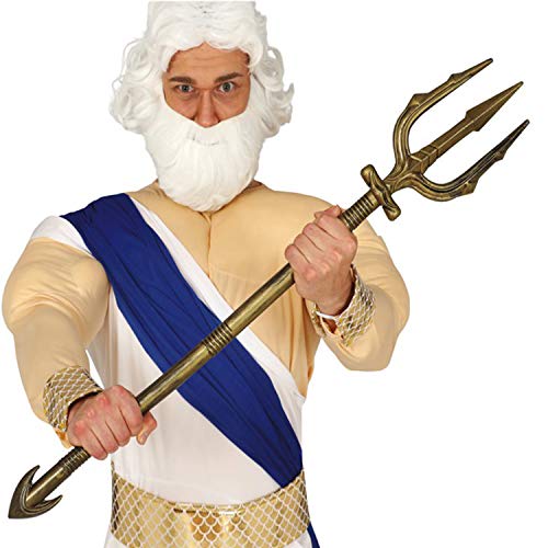 Amakando Majestätischer Neptun Dreizack/Gold 94 cm/Zerlegbarer Götter Stab Herrscherstab/Bestens geeignet zu Mottoparty & Kostümfest Amakando Majestätischer Neptun Dreizack/Gold 94 cm/Zerlegbarer Götter Stab Herrscherstab/Bestens geeignet zu Mottoparty & Kostümfest von Amakando