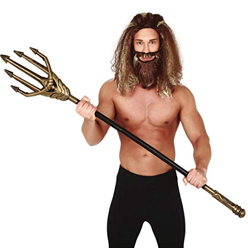 Amakando Majestätischer Poseidon-Dreizack/Schwarz-Gold 145cm / Zerlegbarer Götter Stab Herrscherstab/EIN Highlight zu Fasching & Karneval Amakando Majestätischer Poseidon-Dreizack/Schwarz-Gold 145cm / Zerlegbarer Götter Stab Herrscherstab/EIN Highlight zu Fasching & Karneval von Amakando
