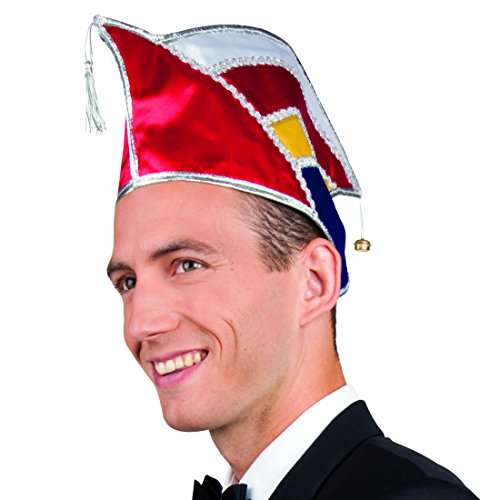 Amakando Narrenkappe Elferrat - bunt - Komitee Schiffchen Prunkmütze Karneval Hut Elferratsmitglied Elferratsmütze Fasching Komiteemütze Amakando Narrenkappe Elferrat - bunt - Komitee Schiffchen Prunkmütze Karneval Hut Elferratsmitglied Elferratsmütze Fasching Komiteemütze von Amakando