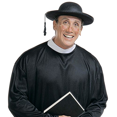 Amakando Pastor Hut mit Quaste Priester Kopfbedeckung Pfarrer Filzhut Pastorhut Priesterhut Kirche Pfarrerhut Faschingshut Religion Mottoparty Accessoire Karneval Kostüm Zubehör Amakando Pastor Hut mit Quaste Priester Kopfbedeckung Pfarrer Filzhut Pastorhut Priesterhut Kirche Pfarrerhut Faschingshut Religion Mottoparty Accessoire Karneval Kostüm Zubehör von Amakando