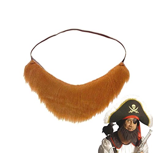 Amakando Piratenbart Seeräuber Bart blond Fakebart Freibeuter Kunstbart Räuber Bandit Faschingsbart Vollbart Karnevalsbart Amakando Piratenbart Seeräuber Bart blond Fakebart Freibeuter Kunstbart Räuber Bandit Faschingsbart Vollbart Karnevalsbart von Amakando