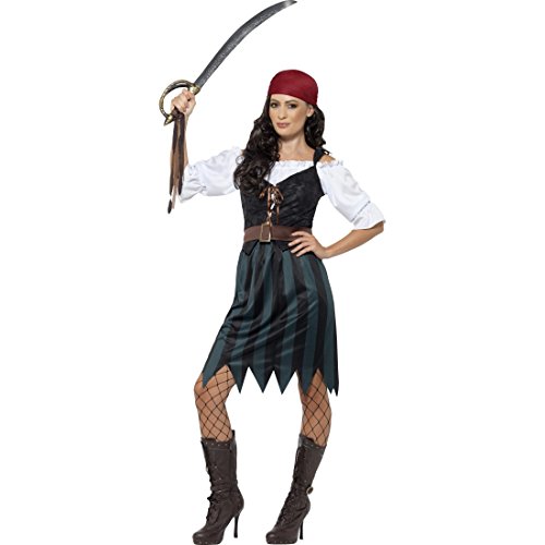 Amakando Piratinnenkostüm Piratenkostüm Damen L 44/46 Piratin Kostüm Freibeuterin Damenkostüm Seeräuberin Faschingskostüm Piratenbraut Piraten-Outfit Frauen Amakando Piratinnenkostüm Piratenkostüm Damen L 44/46 Piratin Kostüm Freibeuterin Damenkostüm Seeräuberin Faschingskostüm Piratenbraut Piraten-Outfit Frauen von Amakando