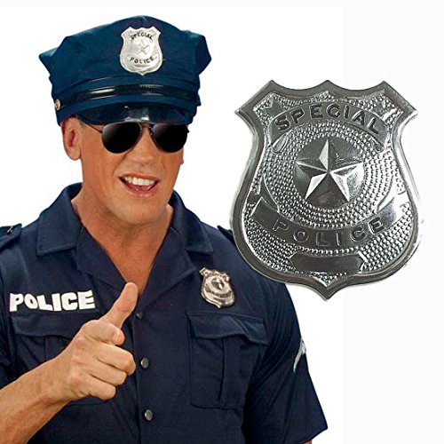 Amakando Polizei Abzeichen Metall Polizeimarke Polizisten Dienstmarke Polizei Marke Anstecker Polizeiabzeichen Fasching Uniformen Mottoparty Accessoire Karneval Kostüm Zubehör Amakando Polizei Abzeichen Metall Polizeimarke Polizisten Dienstmarke Polizei Marke Anstecker Polizeiabzeichen Fasching Uniformen Mottoparty Accessoire Karneval Kostüm Zubehör von Amakando