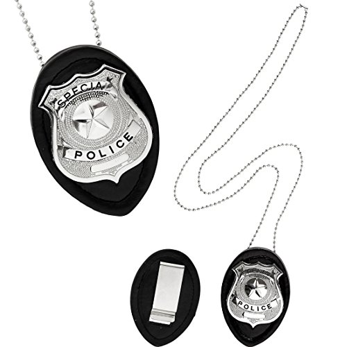 Amakando Polizeimarke Halskette Polizei Abzeichen Polizisten Marke Rangabzeichen Dienstmarke mit Kette Cop Kostüm Accessoire Polizeikette Polizeiabzeichen Amakando Polizeimarke Halskette Polizei Abzeichen Polizisten Marke Rangabzeichen Dienstmarke mit Kette Cop Kostüm Accessoire Polizeikette Polizeiabzeichen von Amakando