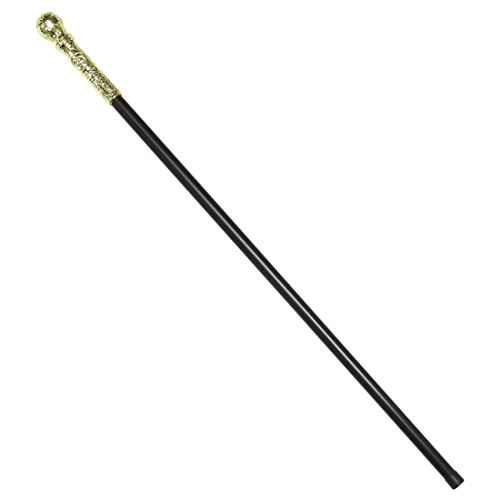 Amakando Regenten Stab Renaissance Gehstock 107 cm Edelmann Stock König Zepter Karneval Kostüm Zubehör Rokoko Flanierstock Accessoire Barock Spazierstock Amakando Regenten Stab Renaissance Gehstock 107 cm Edelmann Stock König Zepter Karneval Kostüm Zubehör Rokoko Flanierstock Accessoire Barock Spazierstock von Amakando