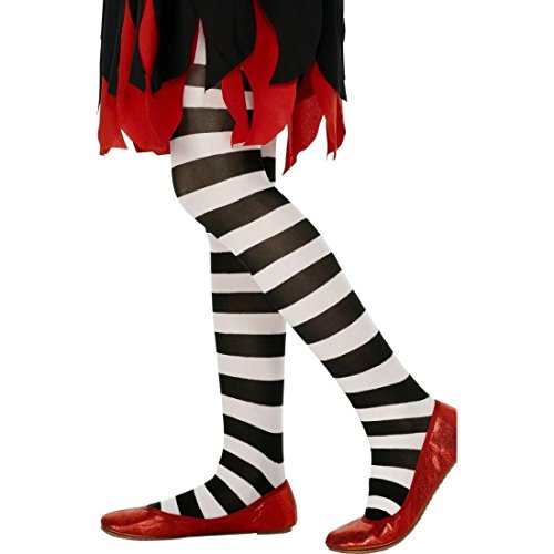 Amakando Strumpfhose gestreift Kinderstrumpfhose schwarz-weiß Feinstrumpfhose bunt Tights Geringelt Kinderkostüm Accessoire Kinder Leggings Streifenlook Amakando Strumpfhose gestreift Kinderstrumpfhose schwarz-weiß Feinstrumpfhose bunt Tights Geringelt Kinderkostüm Accessoire Kinder Leggings Streifenlook von Amakando