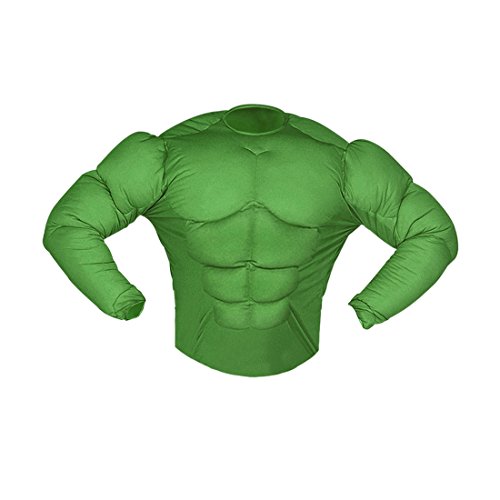 Amakando Superhelden Kinderkostüm Muskelkostüm Monster 140 cm 8-10 Jahre Comic Superheldenkostüm grün Hulk Kostüm Karnevalskostüme Kinder Jungen Superheld Halloween Verkleidung Sixpack Muskel Shirt Amakando Superhelden Kinderkostüm Muskelkostüm Monster 140 cm 8-10 Jahre Comic Superheldenkostüm grün Hulk Kostüm Karnevalskostüme Kinder Jungen Superheld Halloween Verkleidung Sixpack Muskel Shirt von Amakando