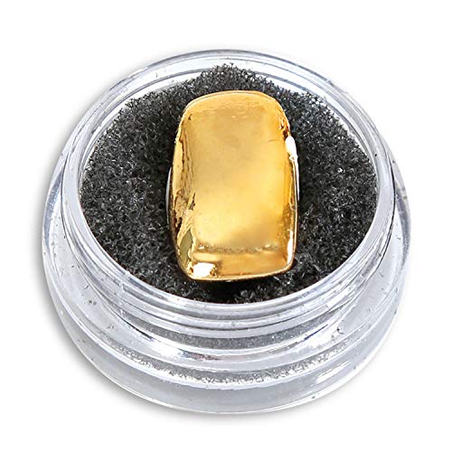 Amakando Toller Goldzahn als Accessoire für Zuhälter-Outfit/Gold/Lustiger Zahnaufsatz für Dandy-Verkleidung/Genau richtig zu Fasching & Kostümfest Amakando Toller Goldzahn als Accessoire für Zuhälter-Outfit/Gold/Lustiger Zahnaufsatz für Dandy-Verkleidung/Genau richtig zu Fasching & Kostümfest von Amakando