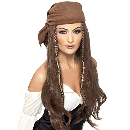 Amakando Zauberhafte Wahrsagerin Perücke mit Bandana/Braun/Faschingsperücke Hellseherin für Damen/Perfekt geeignet zu Fasching & Mottoparty Amakando Zauberhafte Wahrsagerin Perücke mit Bandana/Braun/Faschingsperücke Hellseherin für Damen/Perfekt geeignet zu Fasching & Mottoparty von Amakando
