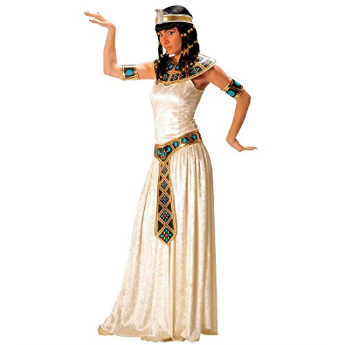 Cleopatra Kostüm Ägypterin Damenkostüm Samt M (38/40) Kleopatra Gewand Fasching Toga Ägypten Pharao Königin Faschingskostüm Ägyptische Göttin Kleid Karnevalskostüm Antike Mottoparty Verkleidung von Amakando