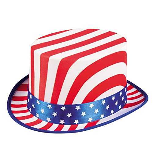Amakando Cooler USA Zylinder für Damen und Herren/Ø ca. 28cm, Höhe 14cm / Vereinigte Staaten von Amerika Hut/Perfekt angezogen zu Fasching & Kostümfest Amakando Cooler USA Zylinder für Damen und Herren/Ø ca. 28cm, Höhe 14cm / Vereinigte Staaten von Amerika Hut/Perfekt angezogen zu Fasching & Kostümfest von Amakando