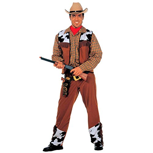 Cowboy Kostüm Western Cowboykostüm M (50) Westernkostüm Herren Ranger Gesetzeshüter Indianerparty Herrenkostüm Fasching Wilder Westen Faschingskostüm Sheriff Indianer Mottoparty Verkleidung Karneval von Amakando