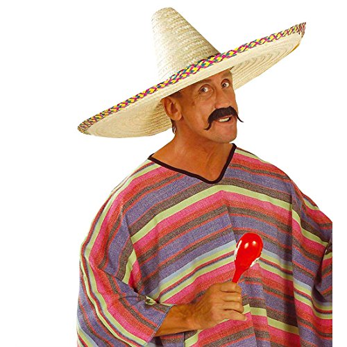 Großer Sombrero Hut Mexikanischer Strohhut XL Mexikaner Sommerhut Mexiko Riesen Gringo Partyhut Sonnenhut Tequila Party Kopfbedeckung Fasching Sommer Mottoparty Accessoire Karneval Kostüm Zubehör Großer Sombrero Hut Mexikanischer Strohhut XL Mexikaner Sommerhut Mexiko Riesen Gringo Partyhut Sonnenhut Tequila Party Kopfbedeckung Fasching Sommer Mottoparty Accessoire Karneval Kostüm Zubehör von Amakando