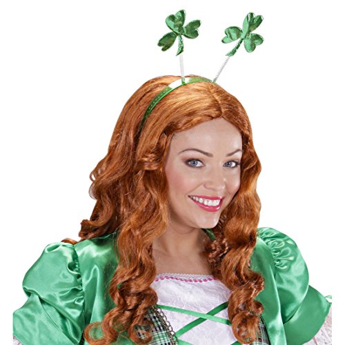 Amakando Kleeblatt Kopfschmuck St. Patrick's Day Haareif grün St Patricks Day Hut Leprechaun Haarreifen Kostüm Outfit Accessoire Haarschmuck Irland von Amakando