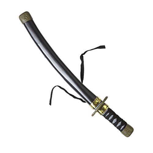 Ninjaschwert mit Scheide Japan Krieger Katanaschwert 40 cm Katana Samuraischwert Samurai Schwert Kostüm Accessoires Asia Party Zubehör Ninja Waffe Ninjaschwert mit Scheide Japan Krieger Katanaschwert 40 cm Katana Samuraischwert Samurai Schwert Kostüm Accessoires Asia Party Zubehör Ninja Waffe von Amakando