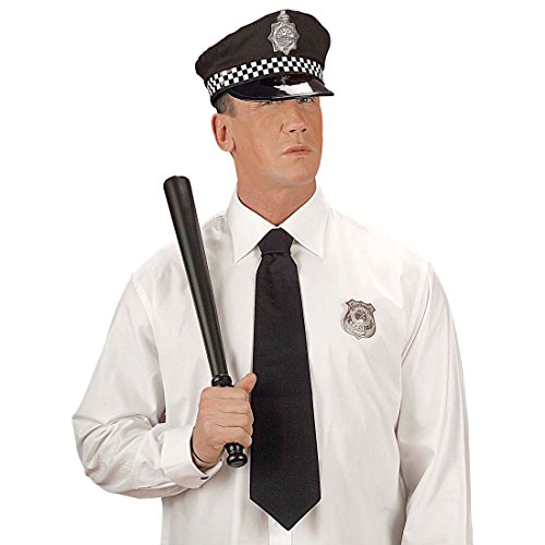 Polizei Hut Englische Polizeimütze England Polizeihut Schirmmütze Fasching Polizisten Mütze Kopfbedeckung Polizistenmütze Faschingsmütze Uniformen Mottoparty Accessoire Karneval Kostüm Zubehör von Amakando