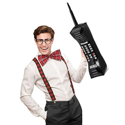 Riesen Gummi-Handy zum Aufblasen/Schwarz 77cm / Gigantischer Telefonhörer aufblasbar/Genau richtig zu Fasching & Karneval Riesen Gummi-Handy zum Aufblasen/Schwarz 77cm / Gigantischer Telefonhörer aufblasbar/Genau richtig zu Fasching & Karneval von Amakando