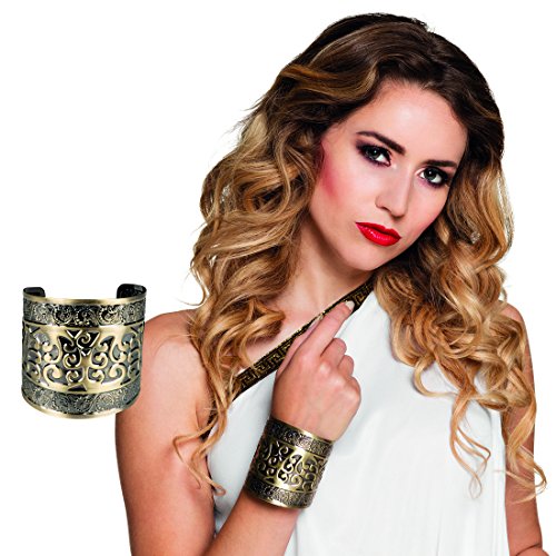 Römerin Armband - Gold - Griechin Armspange Ägypterin Armreifen Antike Griechische Göttin Armschmuck Cleopatra Kostüm Zubehör Ägyptischer Schmuck Armreif Römerin Armband - Gold - Griechin Armspange Ägypterin Armreifen Antike Griechische Göttin Armschmuck Cleopatra Kostüm Zubehör Ägyptischer Schmuck Armreif von Amakando