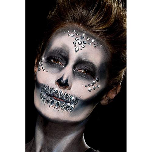 Schöne Glitzersteine für Das Gesicht / 100 Aufkleber in Silber/Originelles Schmink-Zubehör Glitzernde Klebesteine/EIN Highlight zu Fasching & Themenabend Schöne Glitzersteine für Das Gesicht / 100 Aufkleber in Silber/Originelles Schmink-Zubehör Glitzernde Klebesteine/EIN Highlight zu Fasching & Themenabend von Amakando