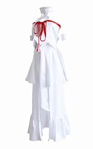 Anime Sword Art Online SAO Yuuki Asuna Cosplay-Kostüm für Damen und Mädchen, sexy Verkleidung (weiß, klein) von AmanMing