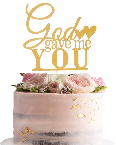 God Gave Me You Tortenaufsatz – Hochzeit, Verlobung, Hochzeit, Brautparty, Party, Kuchendekorationen, Hochzeitstag, Gold God Gave Me You Tortenaufsatz – Hochzeit, Verlobung, Hochzeit, Brautparty, Party, Kuchendekorationen, Hochzeitstag, Gold von AmarYYa