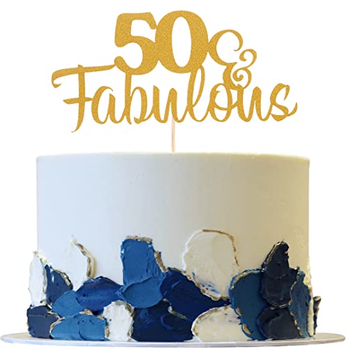 Goldfarbener Tortenaufsatz mit 50 Stück – goldener Glitzer zum 50. Geburtstag, Jubiläumsfeier, Hochzeitsfeier, Dekoration, Prost bis 50 Jahre, 1 x stabiler einseitiger Glitzer, zum 50. Geburtstag… Goldfarbener Tortenaufsatz mit 50 Stück – goldener Glitzer zum 50. Geburtstag, Jubiläumsfeier, Hochzeitsfeier, Dekoration, Prost bis 50 Jahre, 1 x stabiler einseitiger Glitzer, zum 50. Geburtstag… von AmarYYa
