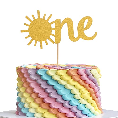 Sun One Birthday Cake Topper - Single-sided Gold Glitter Sunshine 1st Birthday Cake Smash Topper, Baby First Anniversary Shower Party Topper, Photo Booth Props Sun One Birthday Cake Topper - Single-sided Gold Glitter Sunshine 1st Birthday Cake Smash Topper, Baby First Anniversary Shower Party Topper, Photo Booth Props von AmarYYa