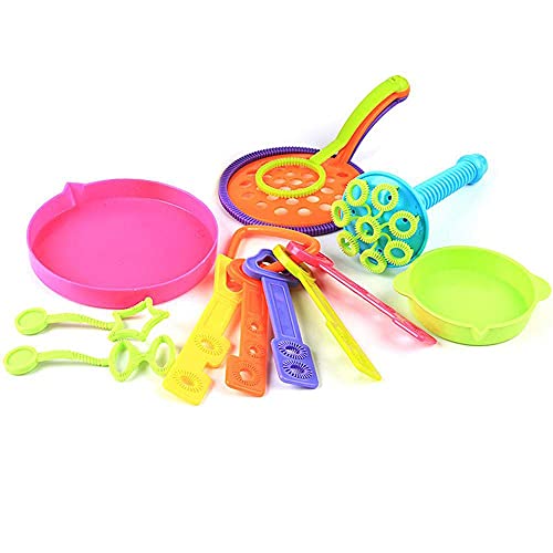 Amasawa 13 Stücke Kinder Seifenblasen Set,Blase Zauberstäbe Spielzeug für Kinderparty Sommer Outdoor Spielzeug (Enthält Keine Blasenflüssigkeit) von Amasawa
