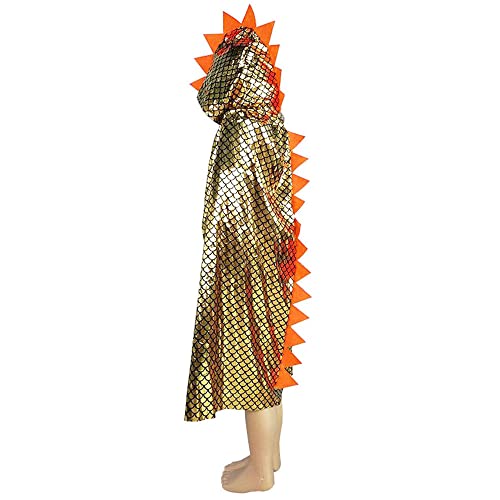 Amasawa Karneval Dinosaurier Umhang,Umhang Für Kinder,Cosplay Umhang Dinosaurier,Halloween Umhang Jungen,Maskerade Cape Für Rollenspiel Halloween Themenparty Karneval Maskerade Jungen Mädchen von Amasawa