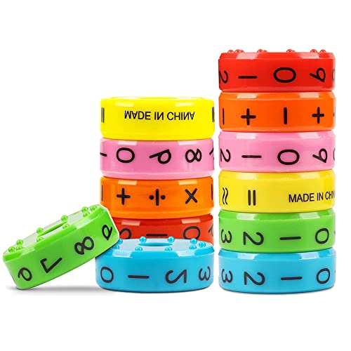 Amasawa 2 Stücke Magnetisches Rechnen Spielzeug, Magnetisches Arithmetische Spielzeug, Magnetisches Mathe Lernspielzeug, für die Frühe Motorik Entwicklung, Ausbildung Ihres Kindes von Amasawa