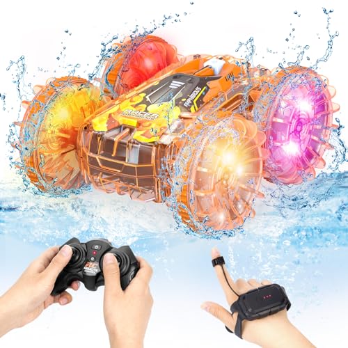 AmazeFun Amphibienfahrzeug Ferngesteuertes Auto ab 4 5 6 7 8 9 Jahre 4WD RC Auto mit Licht Indoor & Outdoor Spielzeug für Kinder Ferngesteuertes Boot Pool Strand Spielzeug Geburtstags Geschenke Junge AmazeFun Amphibienfahrzeug Ferngesteuertes Auto ab 4 5 6 7 8 9 Jahre 4WD RC Auto mit Licht Indoor & Outdoor Spielzeug für Kinder Ferngesteuertes Boot Pool Strand Spielzeug Geburtstags Geschenke Junge von AmazeFun