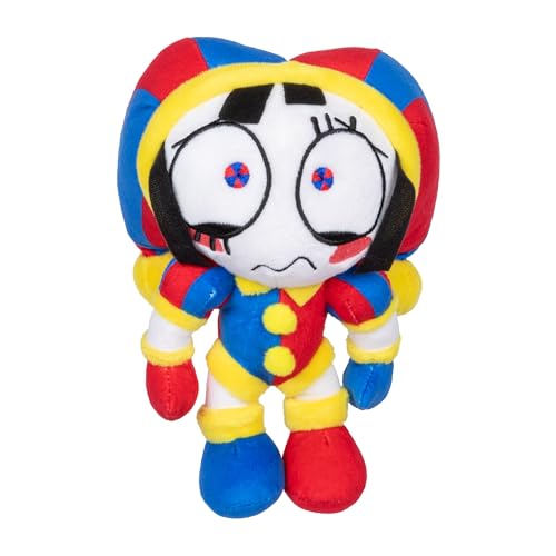 The Amazing Digital Circus Deluxe Pomni Plüschfigur, 20,3 cm / 20,3 cm große Figur aus hochwertigen Materialien, sammeln Sie Caine, Pomni, Kinger, Jax und Ragatha The Amazing Digital Circus Deluxe Pomni Plüschfigur, 20,3 cm / 20,3 cm große Figur aus hochwertigen Materialien, sammeln Sie Caine, Pomni, Kinger, Jax und Ragatha von The Amazing Digital Circus